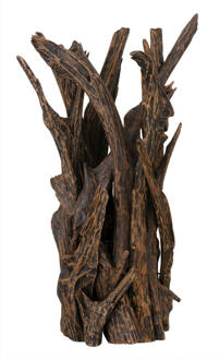 Must Living Tafellamp 'Spot' Teakhout, 60cm, kleur Zwart - 60 cm