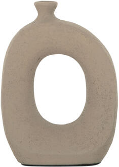 Must Living Vaas 'Salda' Terracotta, 32cm, kleur Naturel - 32 cm