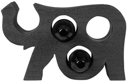 Must Living Wijnrek 'Elephant' Suarhout, kleur Zwart