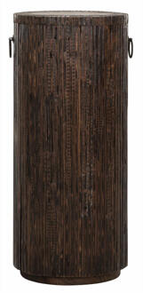 Must Living Zuil 'Stripe' Teakhout, 80cm hoog - 80 cm