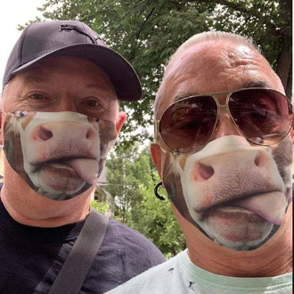 Mustache Beard Face Mask Cover Washable Reusable Mask Custom Printed Comfortable Mouth Caps Washable Mascarilla