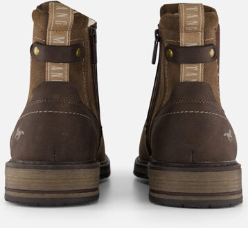 Mustang Enkellaarzen Donkerbruin - 41