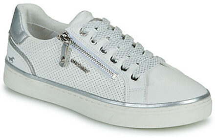 Mustang Lage Sneakers Mustang -" Wit - 36,37,38,39,40,41,42