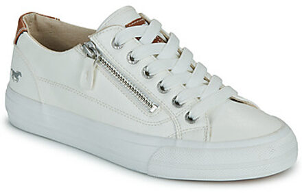 Mustang Lage Sneakers Mustang -" Wit - 36,37,38,39,40,41,42