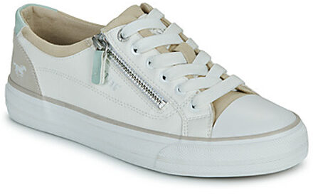 Mustang Lage Sneakers Mustang -" Wit - 36,37,38,39,40,41