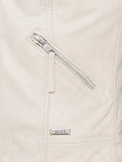 Mustang Lederjacke 31020143 - maat L Crème