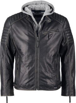 Mustang Lederjacke 31020237 - maat XL Zwart
