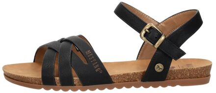 Mustang Sandalen Plat Zwart - 39