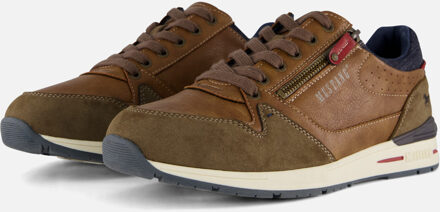 Mustang Sneaker Heren Bruin/Cognac