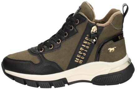 Mustang Sneakers Hoog Groen - 38