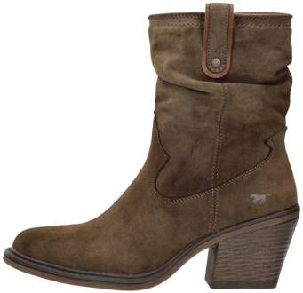 Mustang Stijlvolle korte laars voor dames Mustang , Brown , Dames - 38 Eu,37 Eu,41 Eu,40 Eu,39 EU