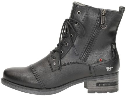 Mustang Veterboot Dames Zwart