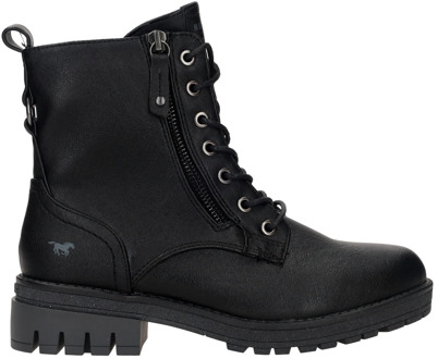 Mustang Veterboot Dames Zwart