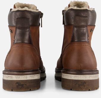 Mustang Veterboots cognac Pu - 41,42,43,44,45,46,47