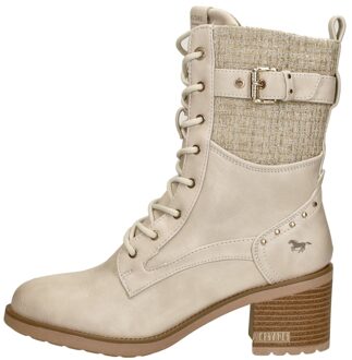 Mustang Veterschoenen Hak Gebroken wit - 40