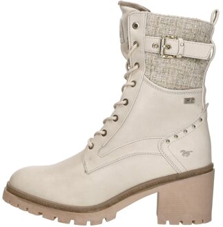 Mustang Veterschoenen Hak Gebroken wit - 41