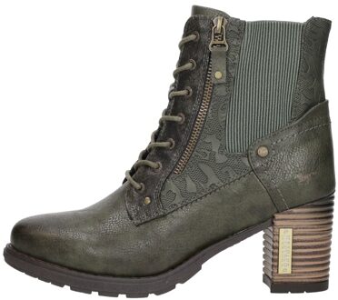Mustang Veterschoenen Hak Khaki - 37