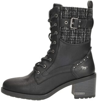 Mustang Veterschoenen Hak Zwart - 37