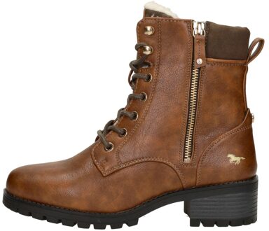 Mustang Veterschoenen Hoog Cognac - 38