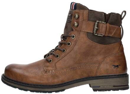 Mustang Veterschoenen Hoog Cognac - 41