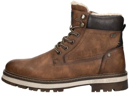 Mustang Veterschoenen Hoog Cognac - 41