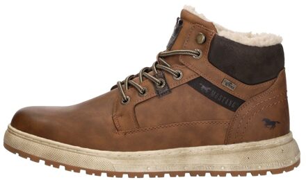 Mustang Veterschoenen Hoog Cognac - 41