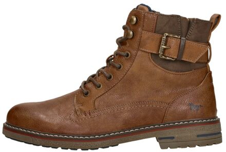 Mustang Veterschoenen Hoog Cognac - 46