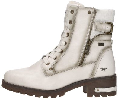 Mustang Veterschoenen Hoog Gebroken wit - 40