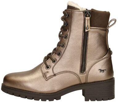 Mustang Veterschoenen Hoog Goudkleur - 42