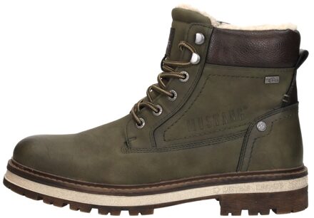 Mustang Veterschoenen Hoog Khaki - 40