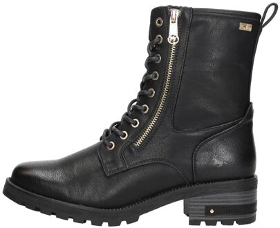 Mustang Veterschoenen Hoog Zwart - 40