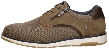 Mustang Veterschoenen Laag Beige - 45