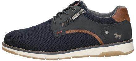 Mustang Veterschoenen Laag Blauw - 41