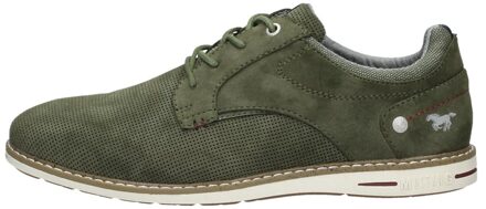 Mustang Veterschoenen Laag Groen - 44