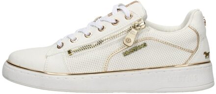 Mustang Veterschoenen Laag Wit - 37