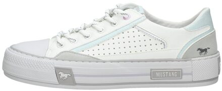 Mustang Veterschoenen Laag Wit - 41