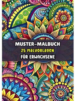 Muster-Malbuch - 25 Malvorlagen Für Erwachsene - Malbücher Für Erwachsene