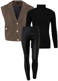 Musthave Deal Bouclé Gilet Zigzag Complete Set