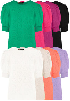 Musthave Deal Hartjes Knitted Pofmouwen Tops
