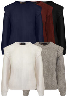 Musthave Deal Knitted Detail Shoulder Truien