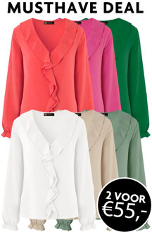 Musthave Deal Ruches Detailed Blouses