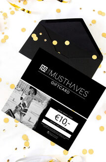 Musthave Giftcard €10 Zwart
