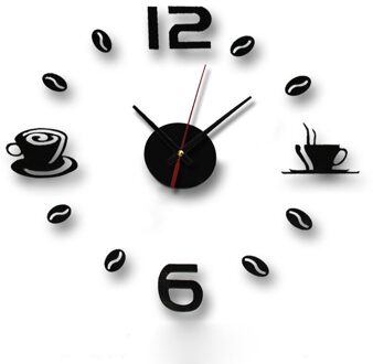 Mute-Klok Home-Decor Muur Acryl Diy Zelfklevende Interieur Muur Creatieve Decoratie Mute Klok Home Decor Muur klok # Y10