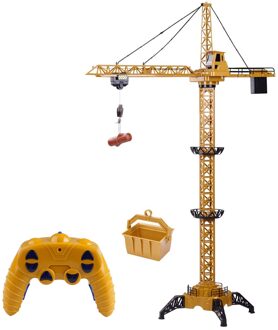 Mutifunction Rc Torenkraan 6 Kanaals Torenkraan Ingenieur Lift Model Met Verstelbare Hoogte Voor 7-12 Jaar Oud jongens En Meisjes