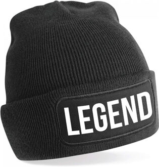 Muts legend zwart voor volwassenen - Winter accessoires One size