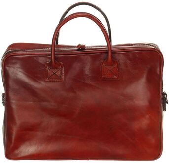 Mutsaers The Sleeve Plus 15.6" chestnut schoudertas heren Bruin - H 28 x B 42 x D 9 cm