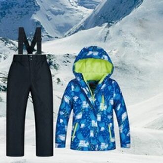 MUTUSNOW Kids Sneeuw Jas en Broek Waterdicht Warm Thicken Winter Ski Snowsuit voor Jongens Skiën Snowboarden Buiten
