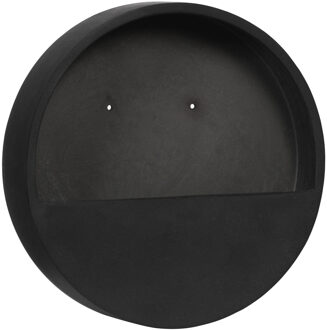 Muur bloempot Wally M zwart