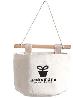 Muur Case Muur Opknoping Opbergtas Organizer Katoen Linnen Pocket Pouch Home Organisatie Wandmontage Puin Opbergtas