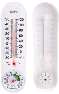 Muur Gehangen Thermometer Hygrometer Temperatuur voor Indoor Outdoor Tuin Kantoor